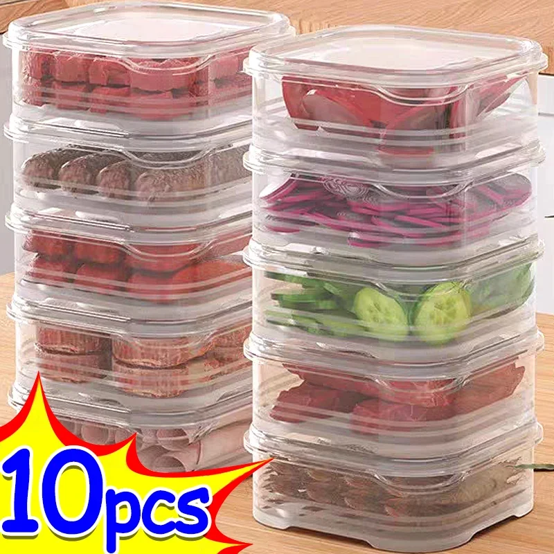Meal Prep Gym - 1/10PC Small Food Preservation Boxes Refrigerator