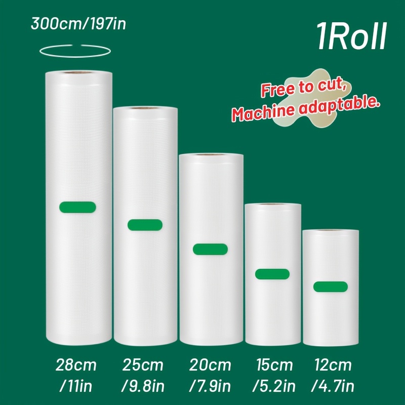 Meal Prep Cutting - 3m/roll vacuum seal bags - durable,