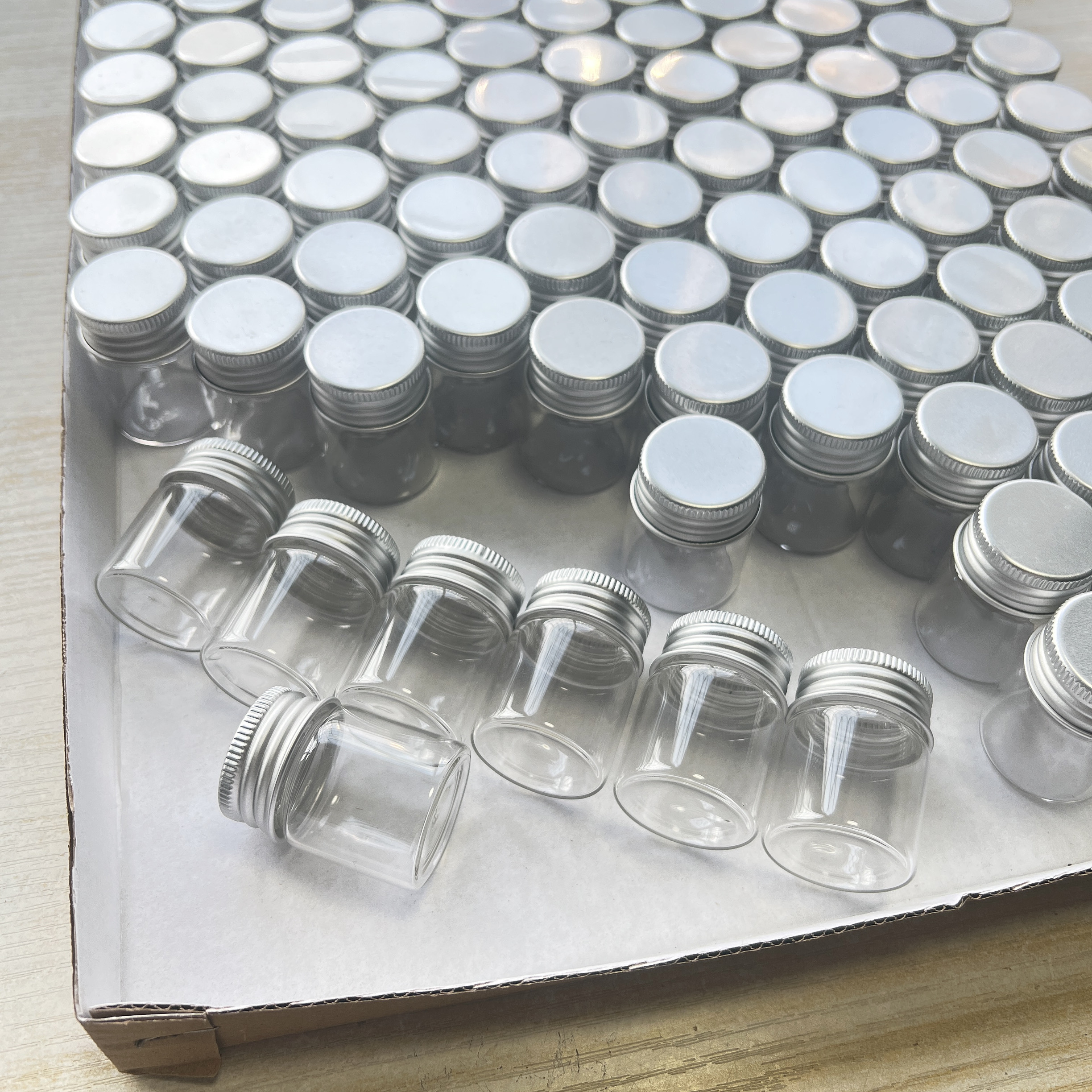 Meal Prep Chia Pudding - 20 PCS 15ml Glass Bottles with
