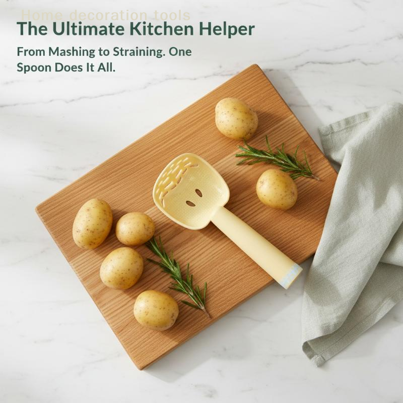 Meal Prep Potatoes - Multifunction Kitchen Spoon Skimmer Garlic Masher