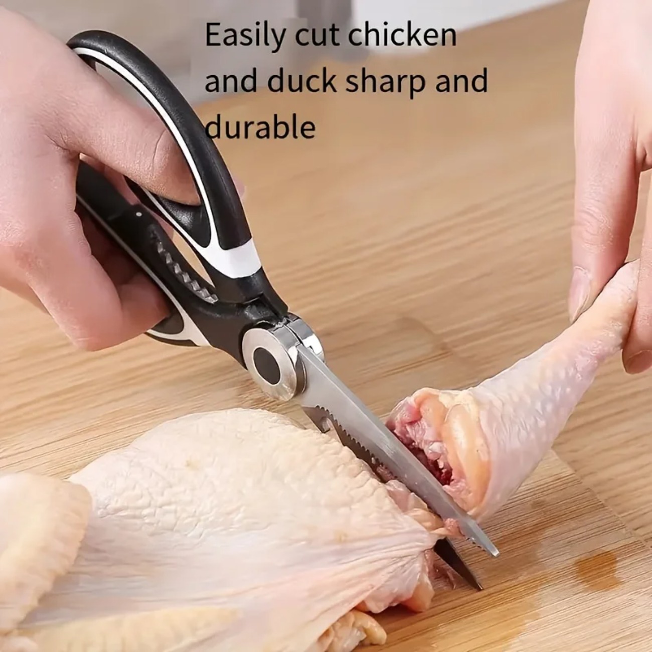 Meal Prep Cutting - Multi-Purpose Kitchen Shears with Bone-Cutting Power