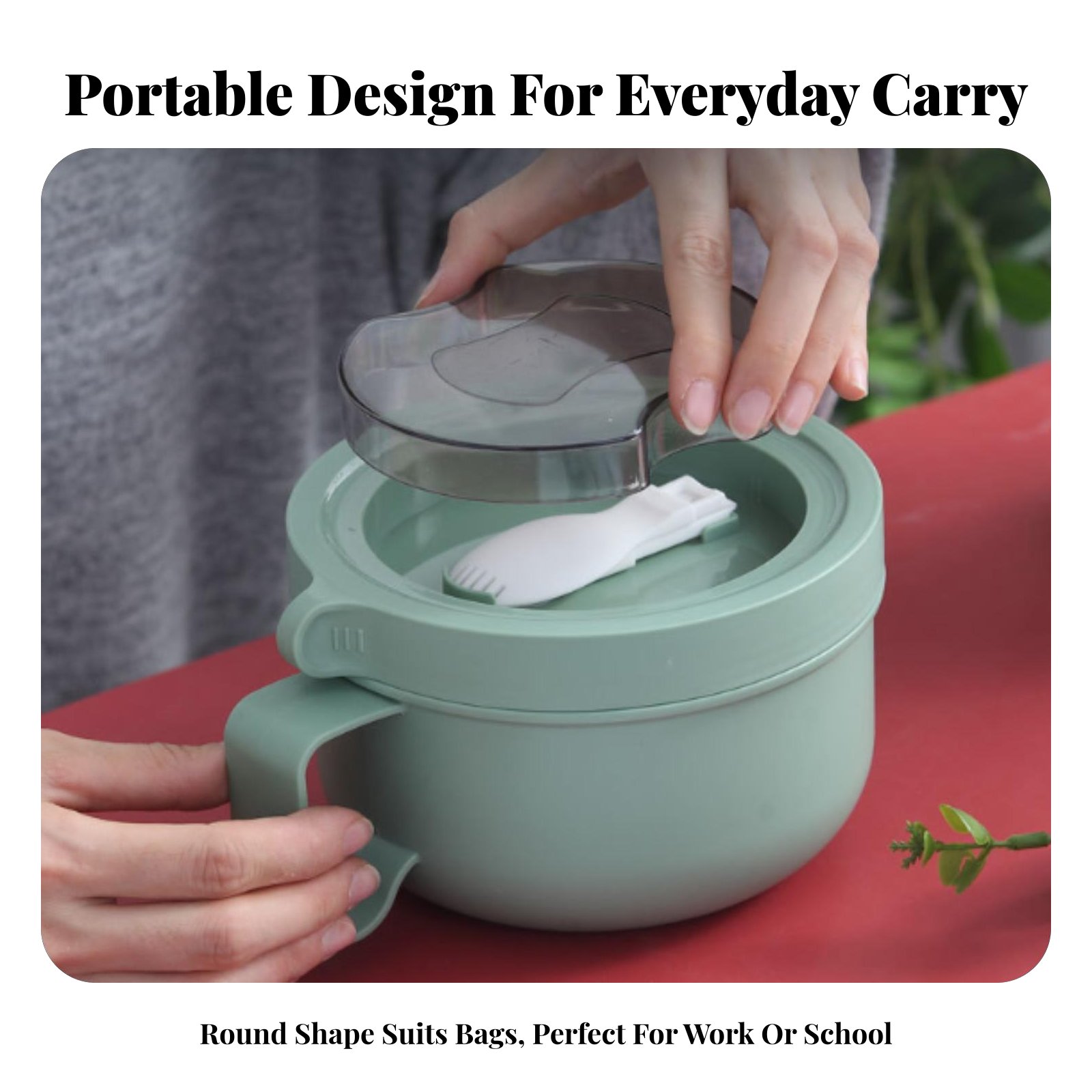 Stainless Bento Box - Instant Pasta Bowl, 304 Stainless Steel