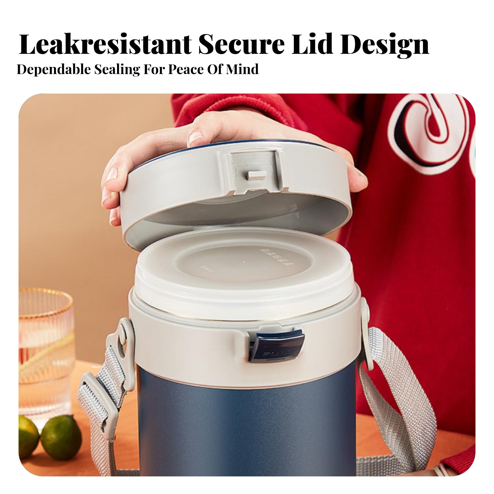 Stainless Bento Box - 304 Stainless Steel Insulated Lunch Pot,