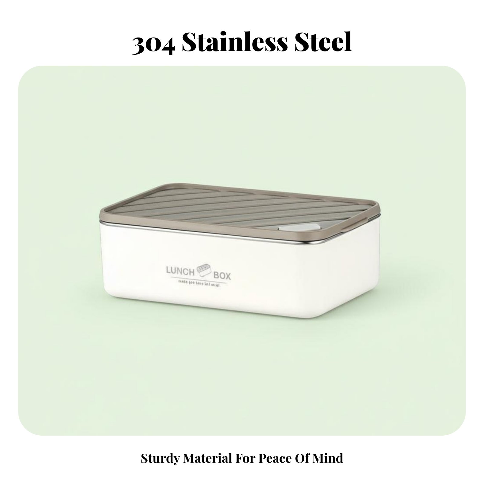 304 Stainless Steel Lunch Box, - Stainless Bento Box reseña y precio
