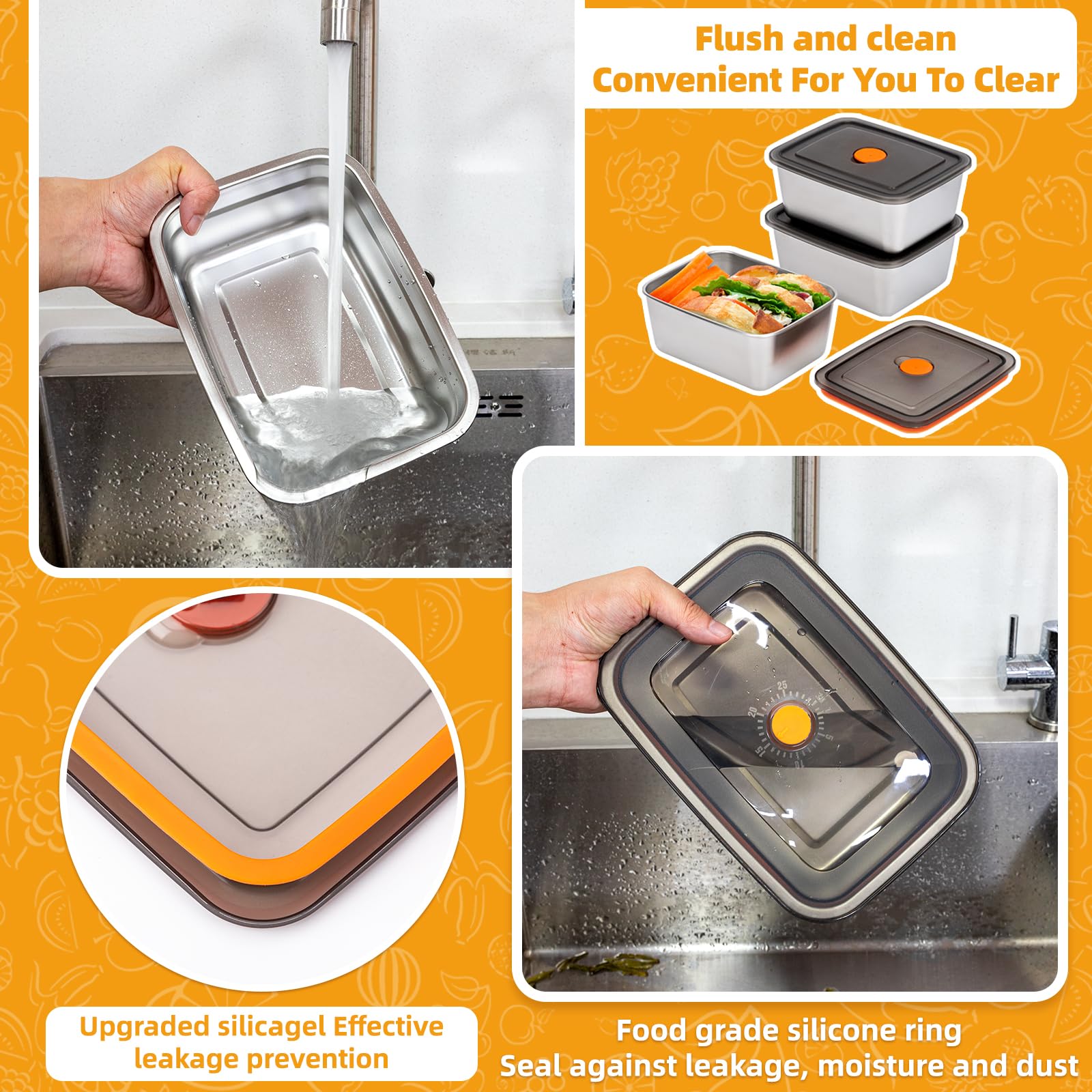 Stainless Steel Camping Lunch  - Stainless Bento Box reseña y precio