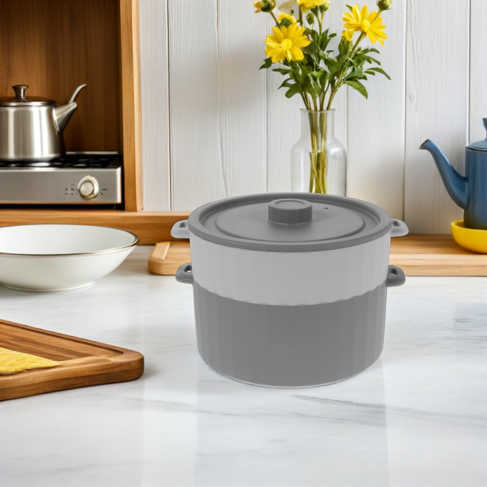 Microwave Silicone Steamer Dou - Meal Prep Protein reseña y precio