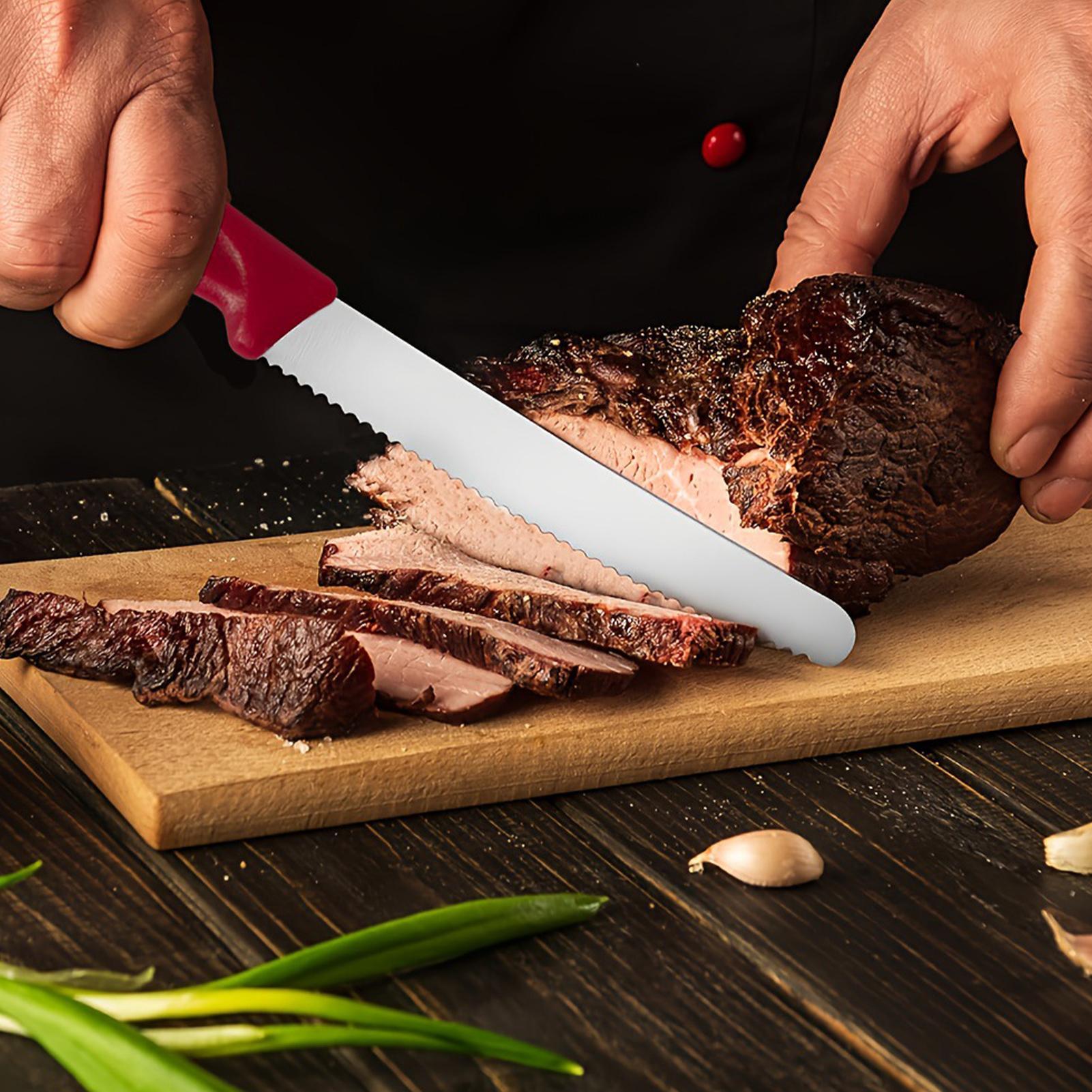 Serrated Steak Cutter 5 Pieces - Meal Prep Cutting reseña y precio