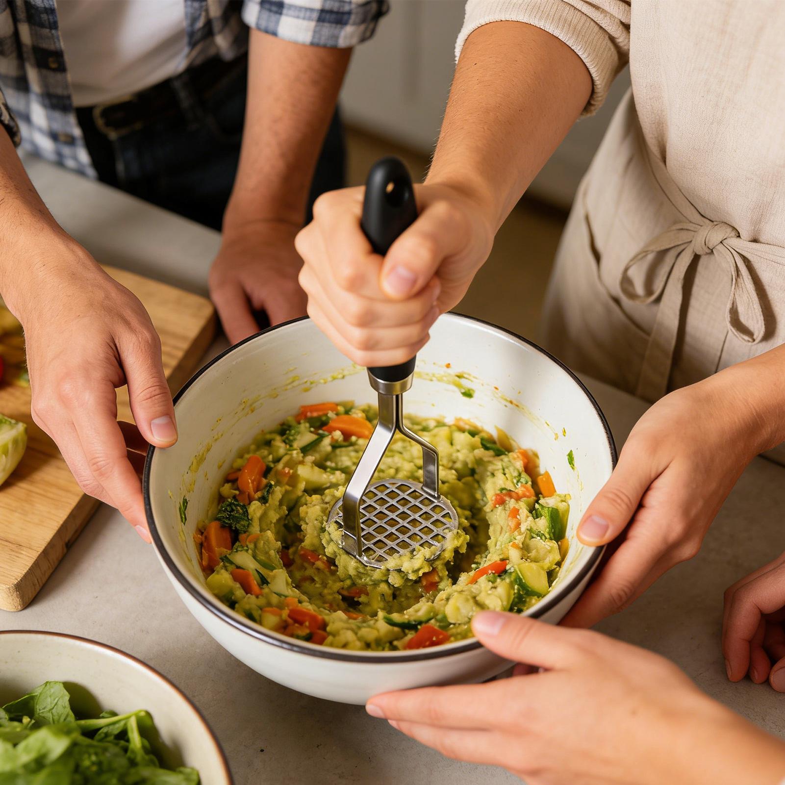 Potato Ricer Manual Bean Ricer - Meal Prep Potatoes reseña y precio