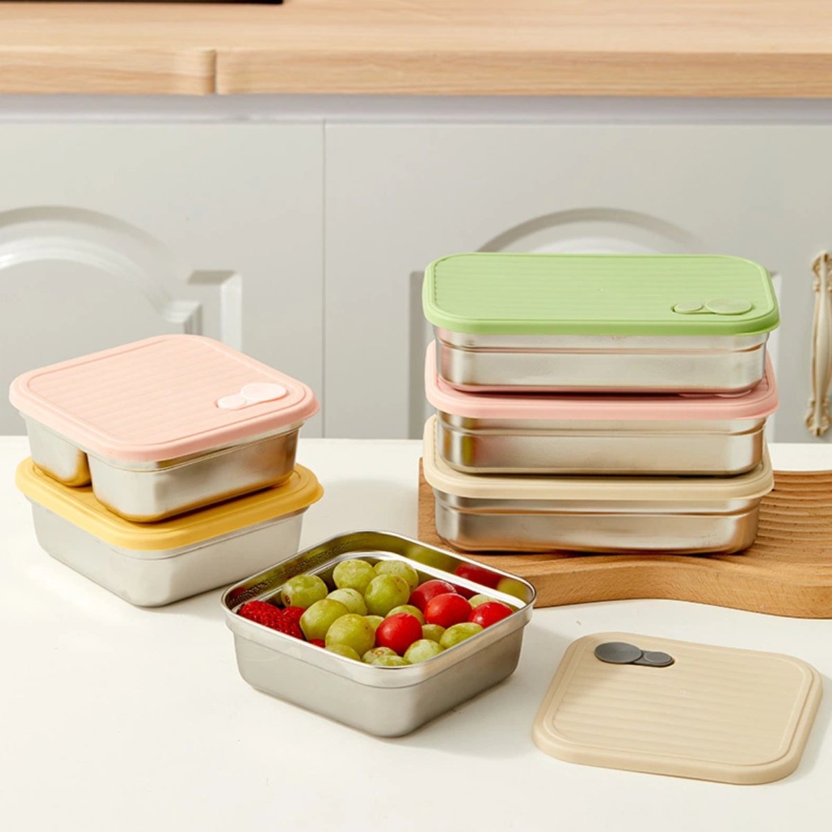 WORTHBUY Fridge Food Storage B - Meal Prep Gym reseña y precio