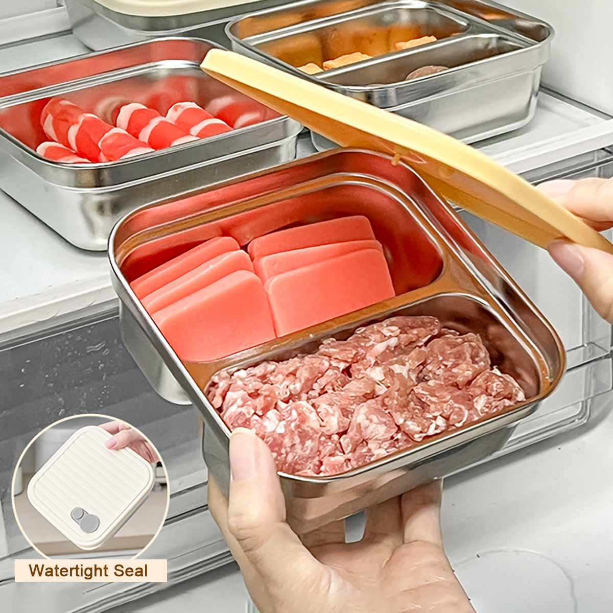 WORTHBUY Fridge Food Storage B - Meal Prep Gym reseña y precio