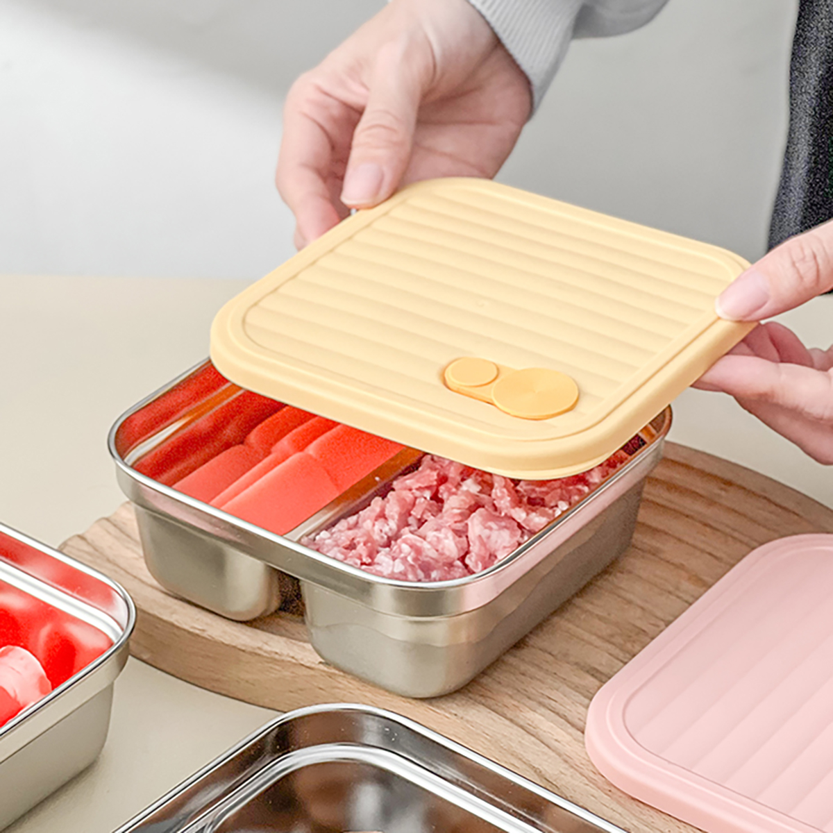 WORTHBUY Fridge Food Storage B - Meal Prep Gym reseña y precio