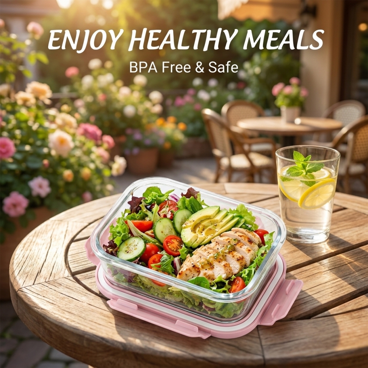 Extra Thick High Borosilicate  - Meal Prep No Microwave reseña y precio