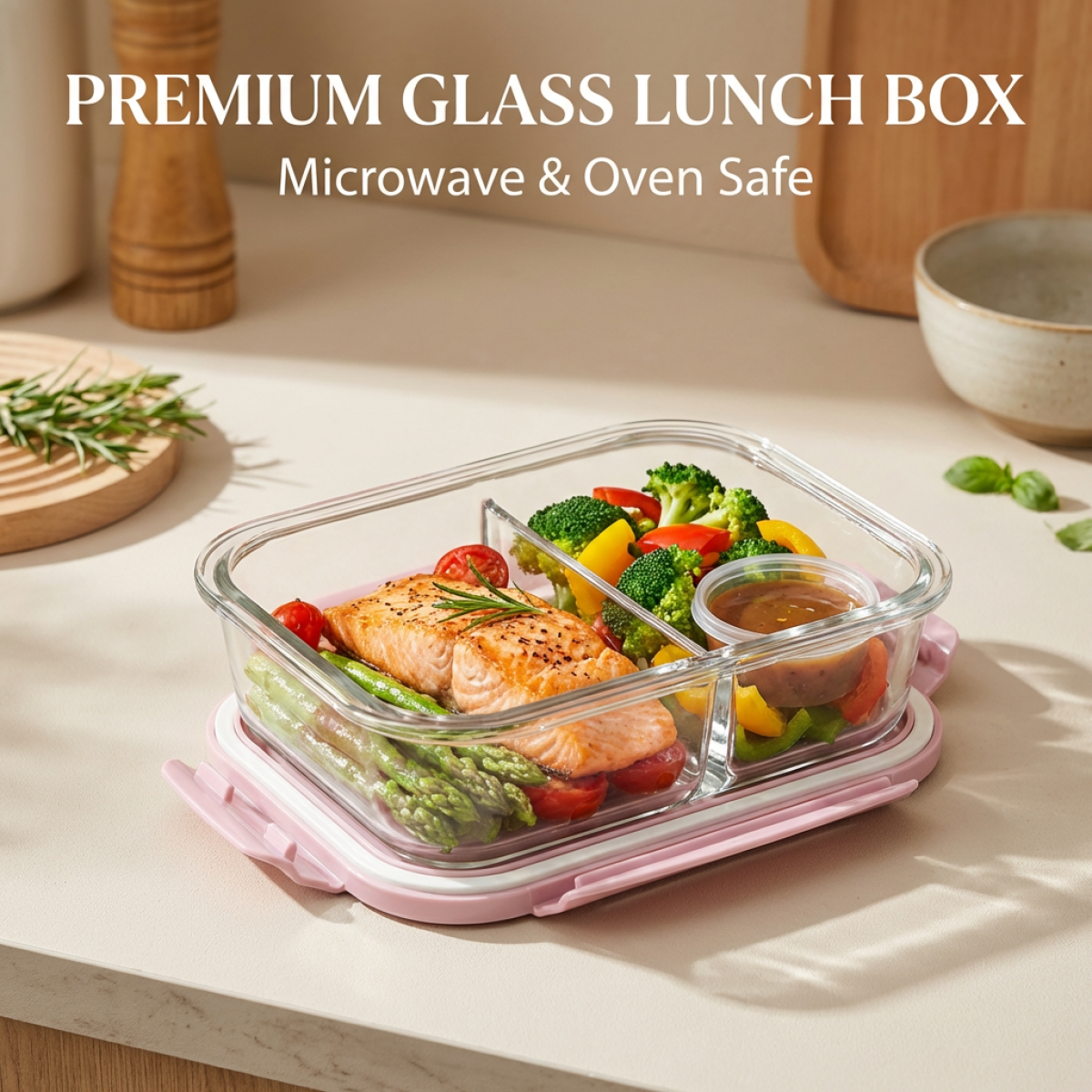 Extra Thick High Borosilicate  - Meal Prep No Microwave reseña y precio