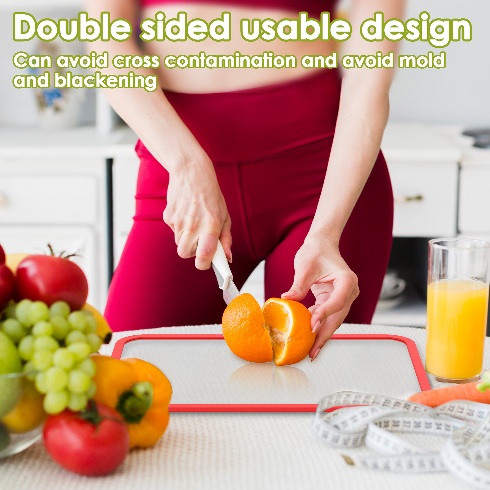 Clear Tempered Glass Cutting B - Meal Prep Cutting reseña y precio