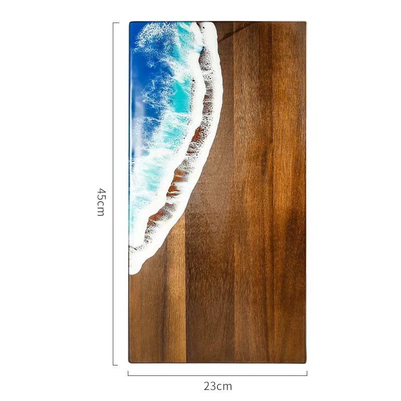 Acacia Wood Cutting Board with - Meal Prep Cutting reseña y precio