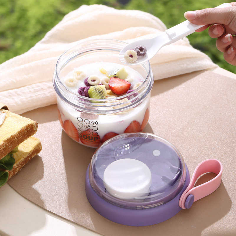 Salad Cup Double Layer Oatmeal - Meal Prep Chia Pudding reseña y precio