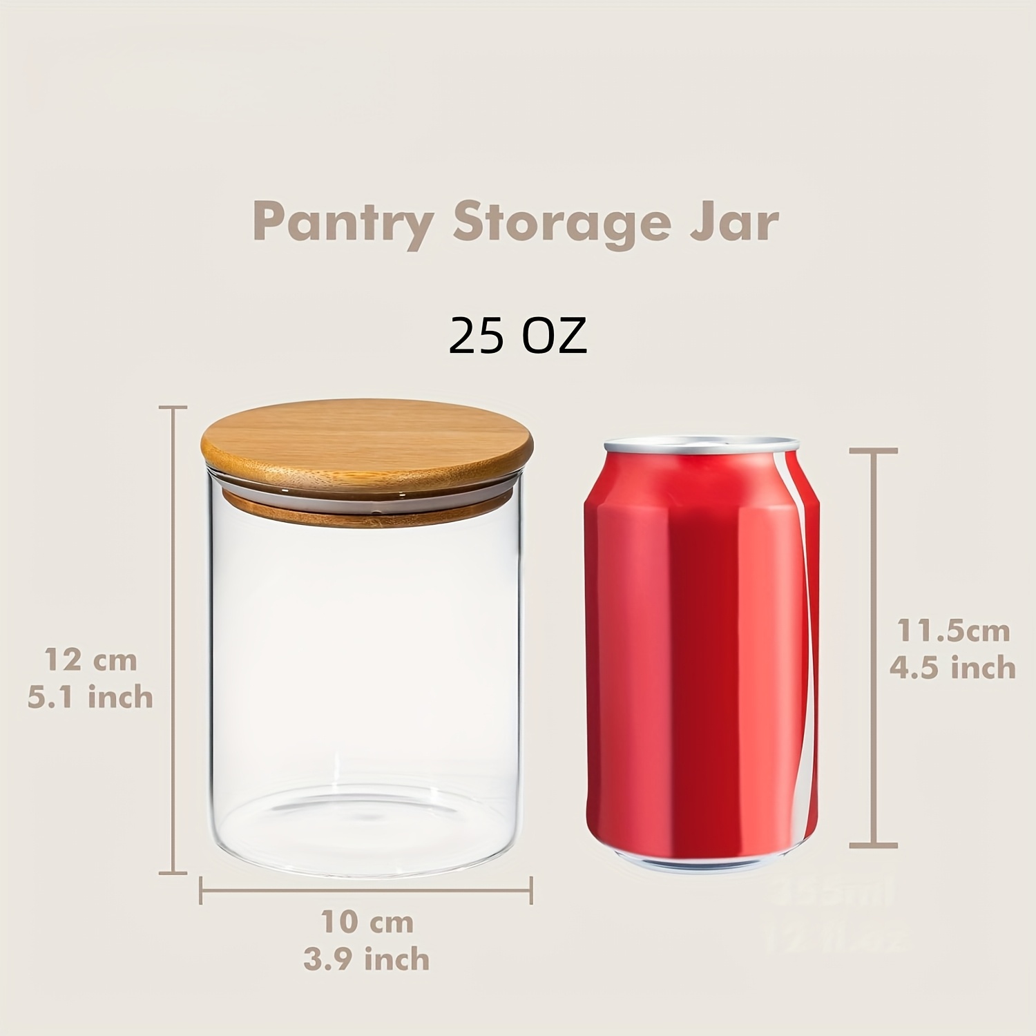 6 Pack Kitchen Storage Jars wi - Meal Prep Chia Pudding reseña y precio