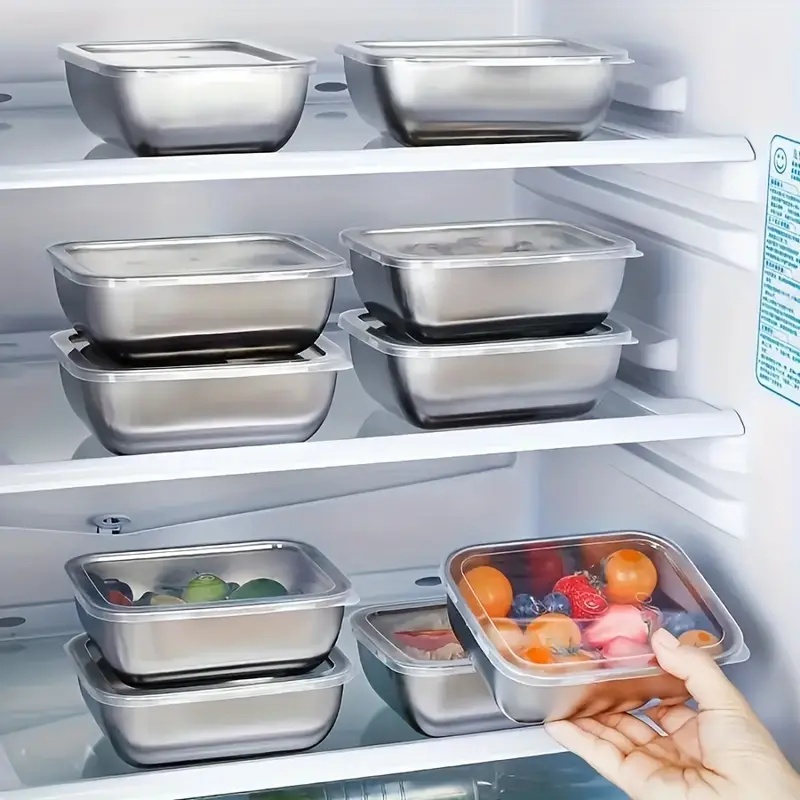 5-Piece Stainless Steel Food S - Meal Prep Gym reseña y precio