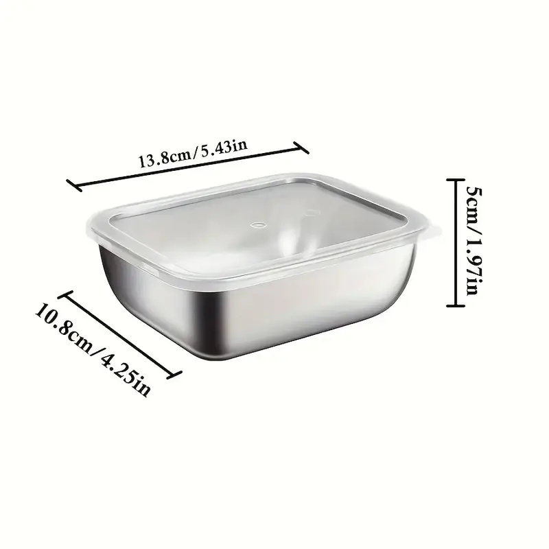 5-Piece Stainless Steel Food S - Meal Prep Gym reseña y precio