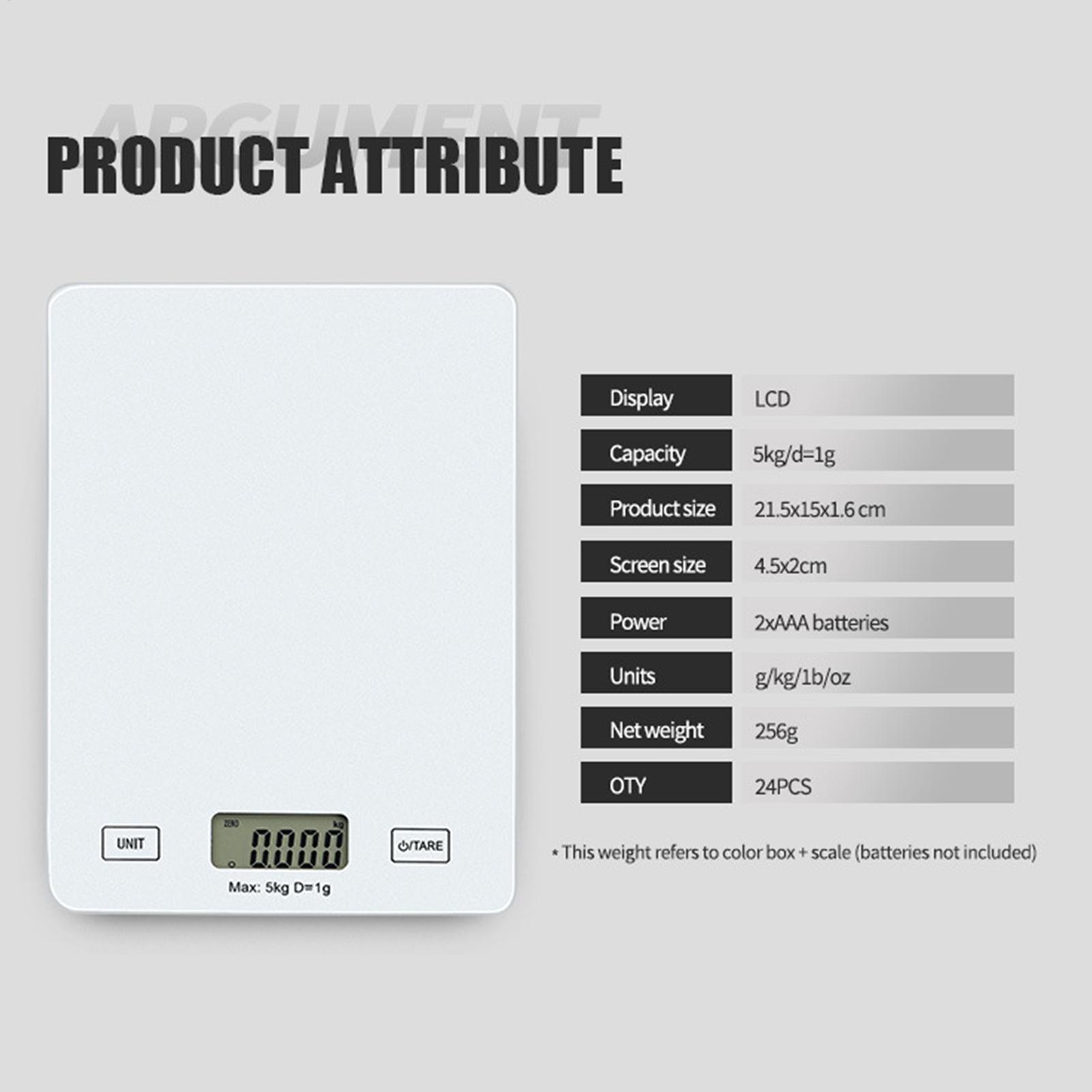 Digital Food Scale Kitchen Mea - Portion Scale Digital reseña y precio