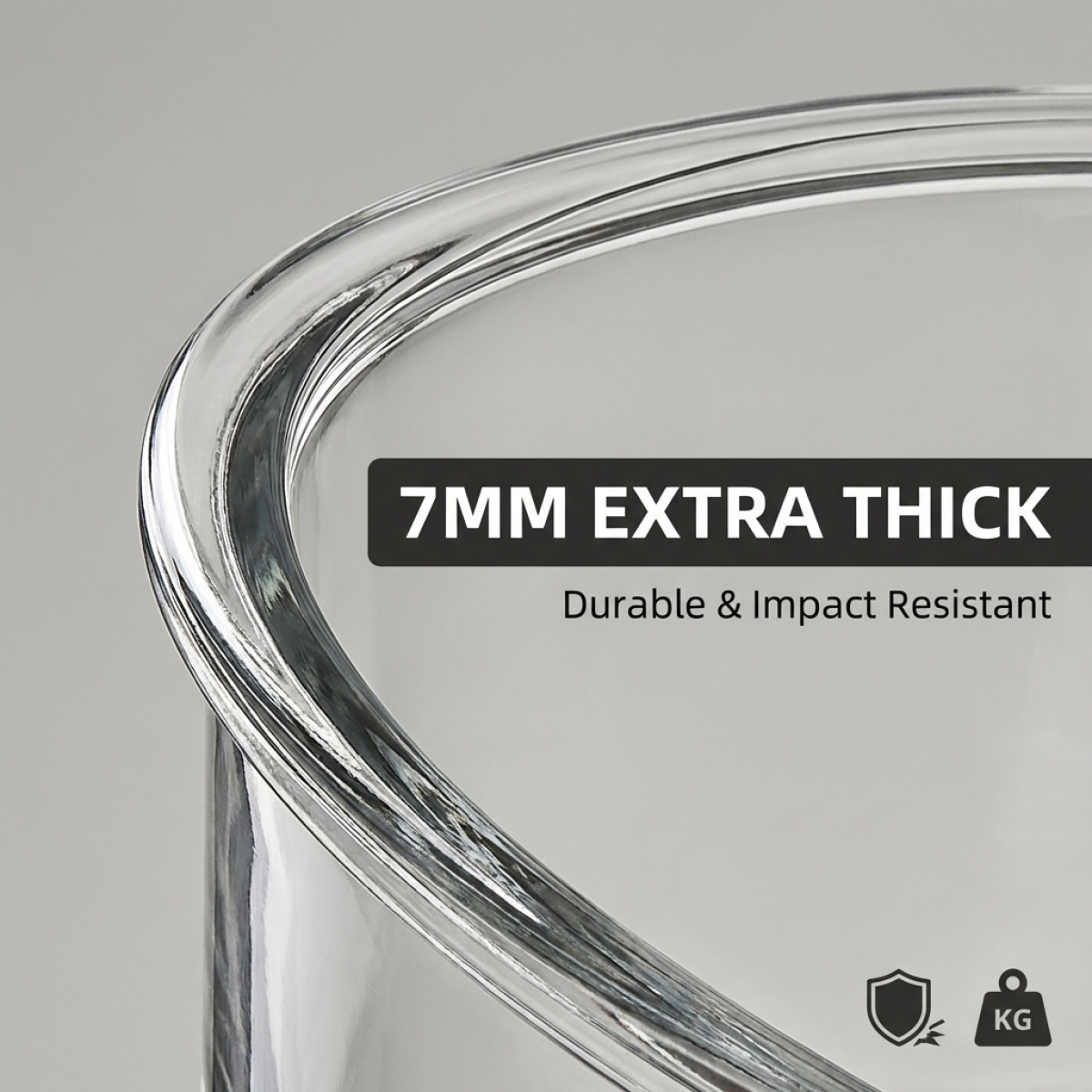 High Borosilicate Glass Food C - Meal Prep Glass Containers Oven Safe reseña y precio