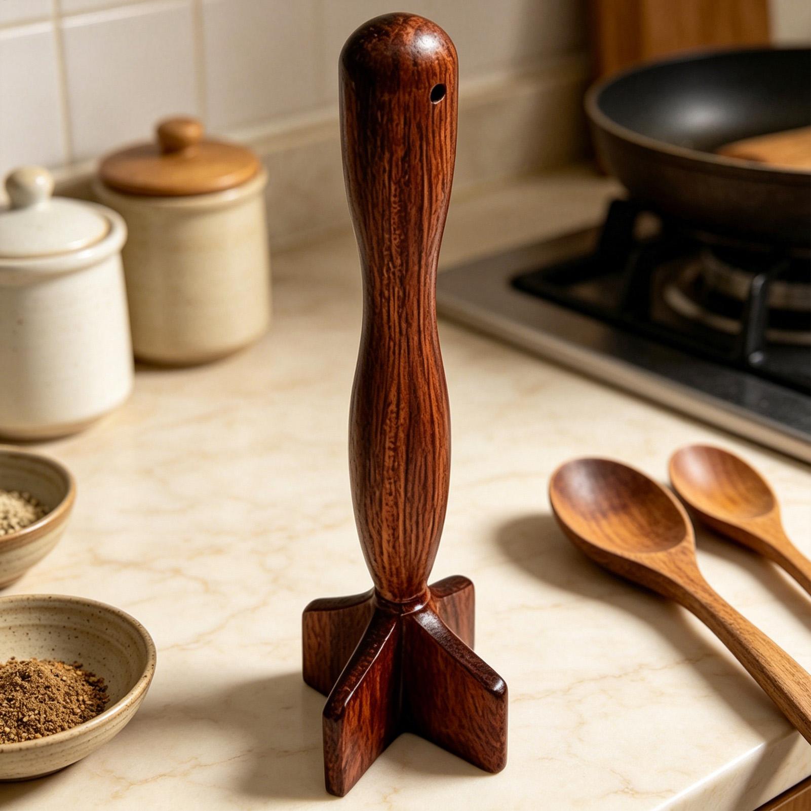 Wooden Meat Chopper Non-Scratc - Meal Prep Potatoes reseña y precio