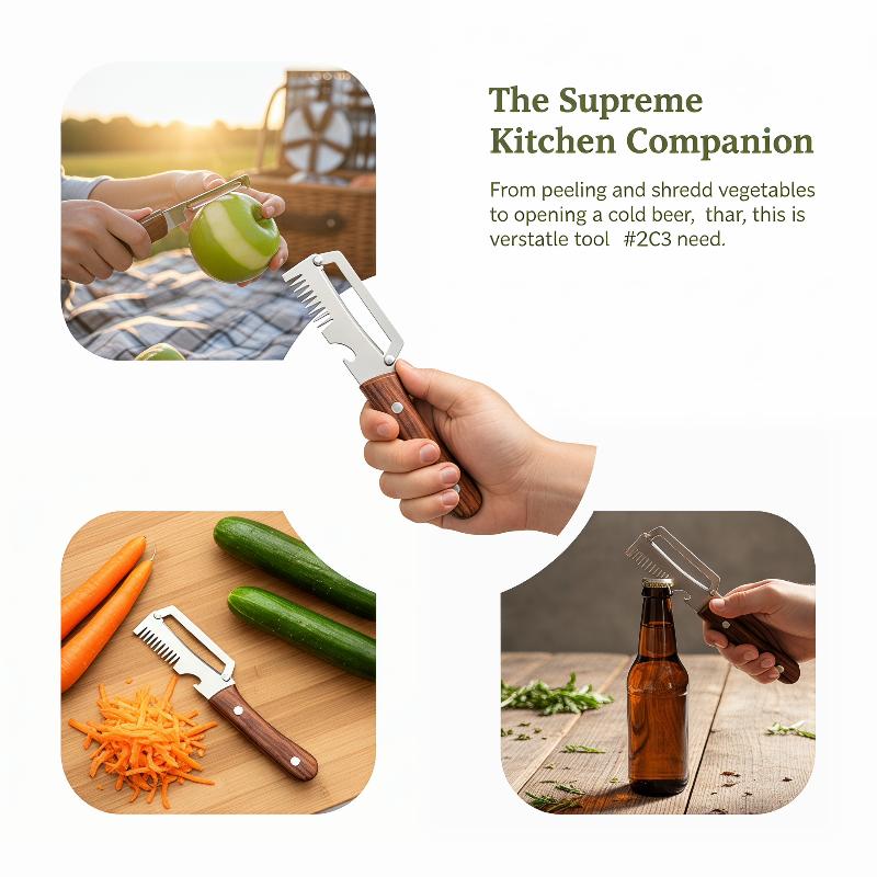Stainless Steel 4-in-1 Vegetab - Meal Prep Potatoes reseña y precio