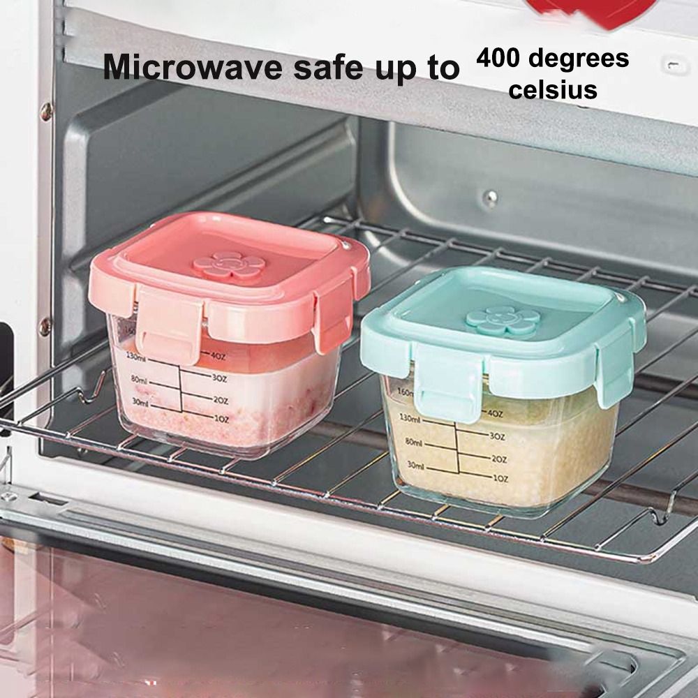 Glass Food Storage Box New 170 - Meal Prep Glass Containers Oven Safe reseña y precio