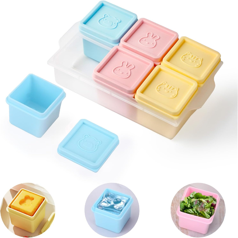 1 pack of 6 silicone food stor - Meal Prep Chia Pudding reseña y precio