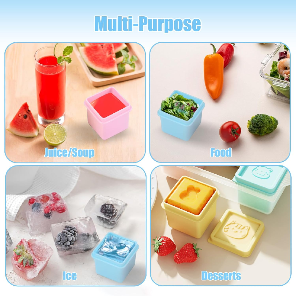 1 pack of 6 silicone food stor - Meal Prep Chia Pudding reseña y precio