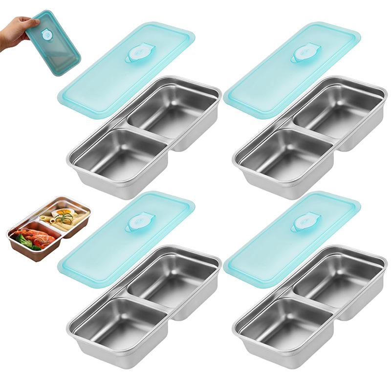 Portable Stainless Steel Fresh - Stainless Bento Box reseña y precio