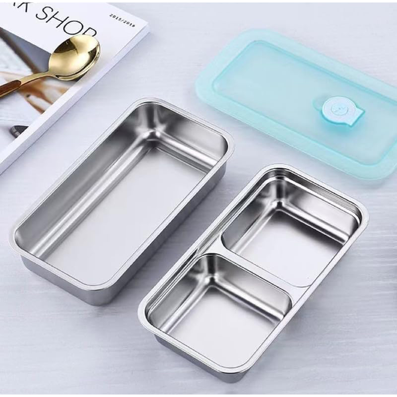 Portable Stainless Steel Fresh - Stainless Bento Box reseña y precio