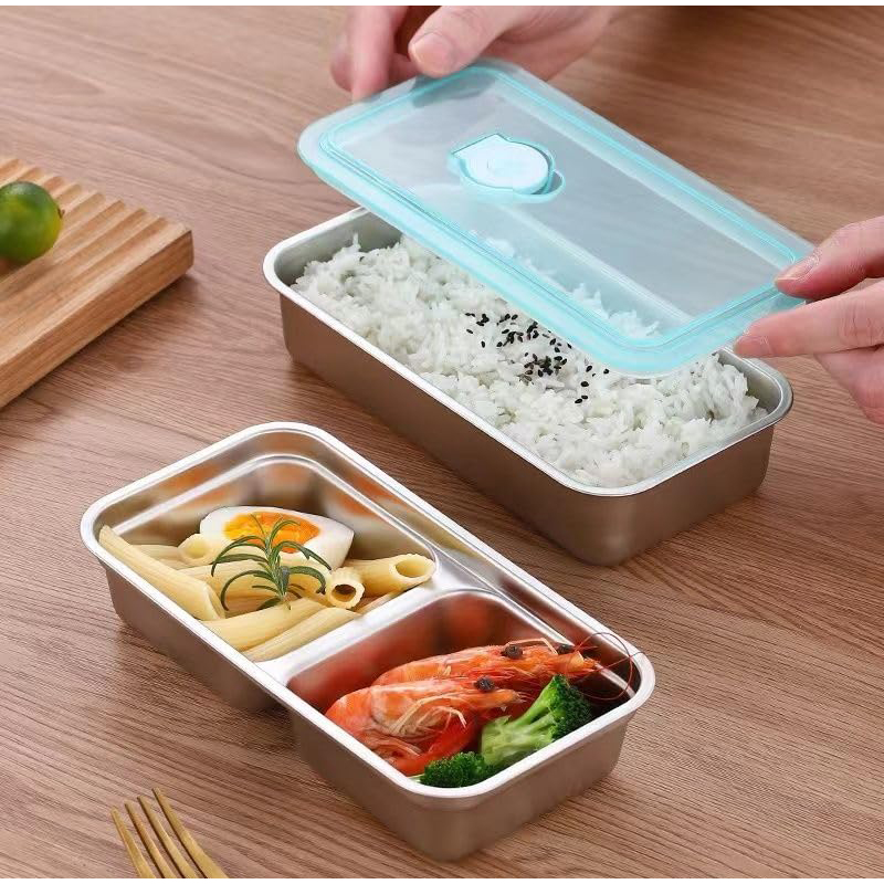 Portable Stainless Steel Fresh - Stainless Bento Box reseña y precio
