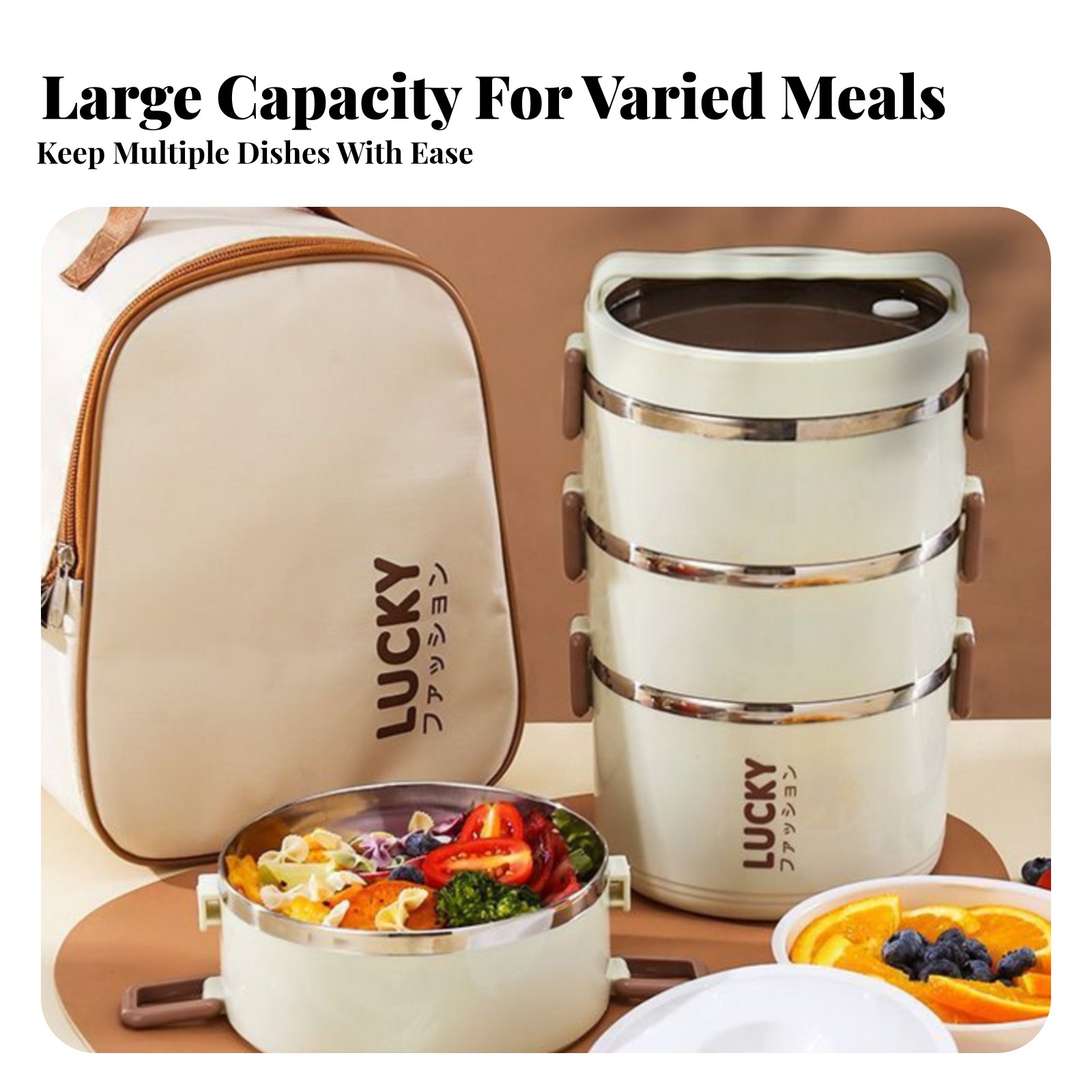 Stainless Steel Lunch Box, Mul - Stainless Bento Box reseña y precio