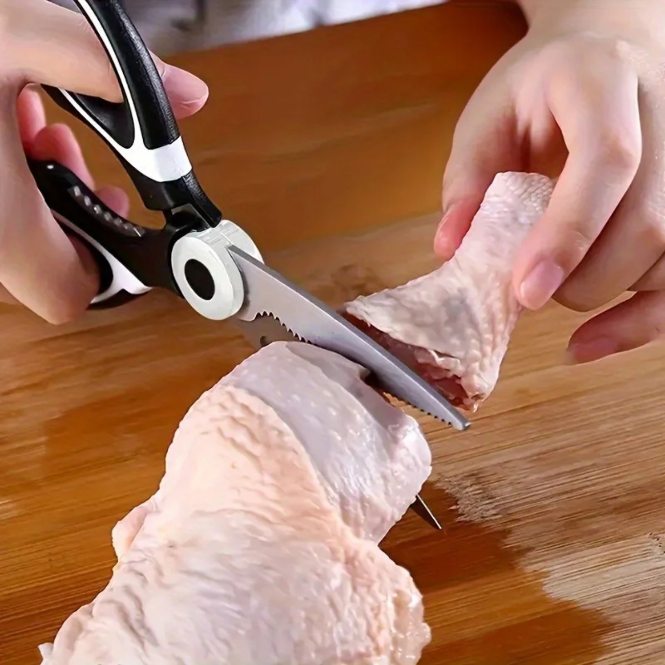 Multi-Purpose Kitchen Shears w - Meal Prep Cutting reseña y precio