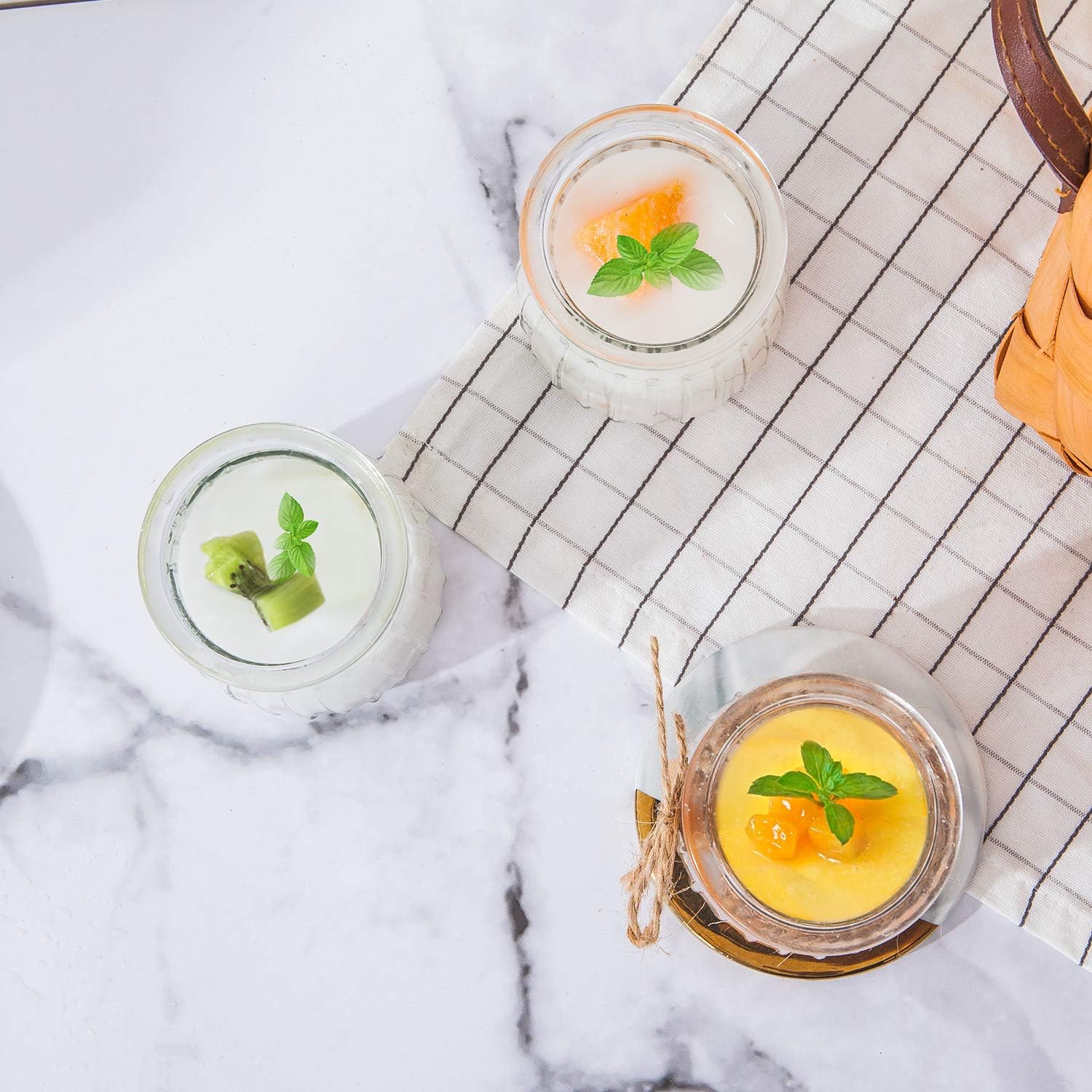 4 oz Clear Yogurt Jars With PE - Meal Prep Chia Pudding reseña y precio