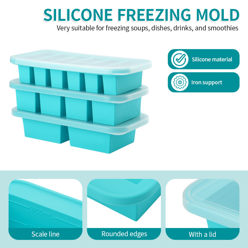 2 or 3-piece Silicone Freezer  - Meal Prep Chia Pudding reseña y precio