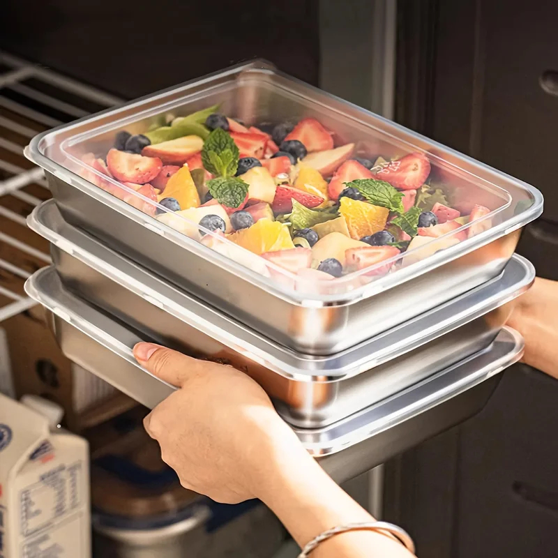 3pcs Stainless Steel Food Cont - Stainless Bento Box reseña y precio