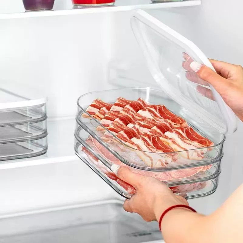 Meat Container for Fridge, Sta - Meal Prep Cutting reseña y precio