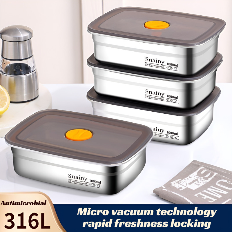 Premium Stainless Steel Food G - Meal Prep Korean reseña y precio