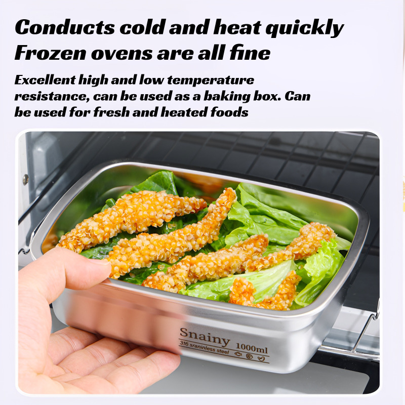 Premium Stainless Steel Food G - Meal Prep Korean reseña y precio