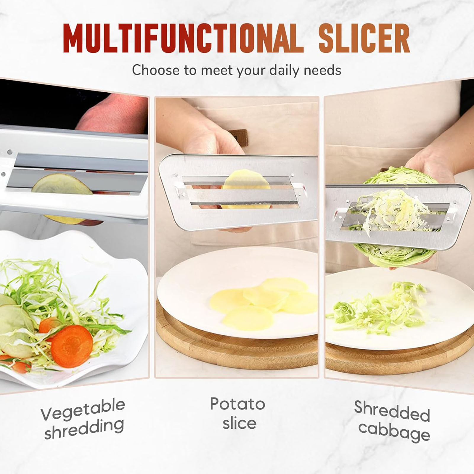 2-layer Blade Knife Graters Mu - Meal Prep Cutting reseña y precio