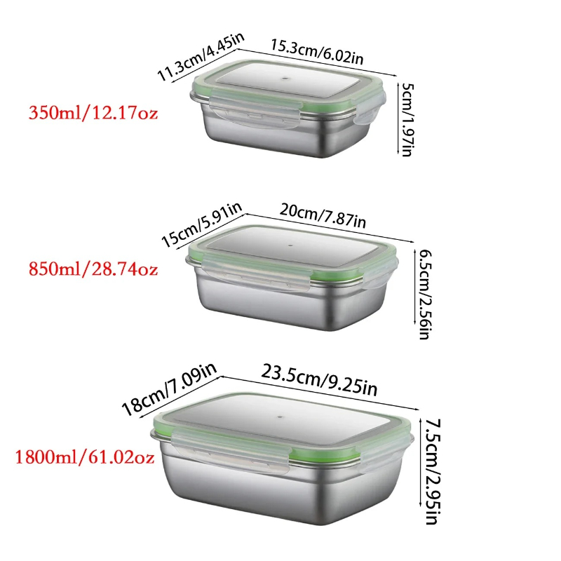 304 Stainless Steel Lunch Box  - Stainless Bento Box reseña y precio