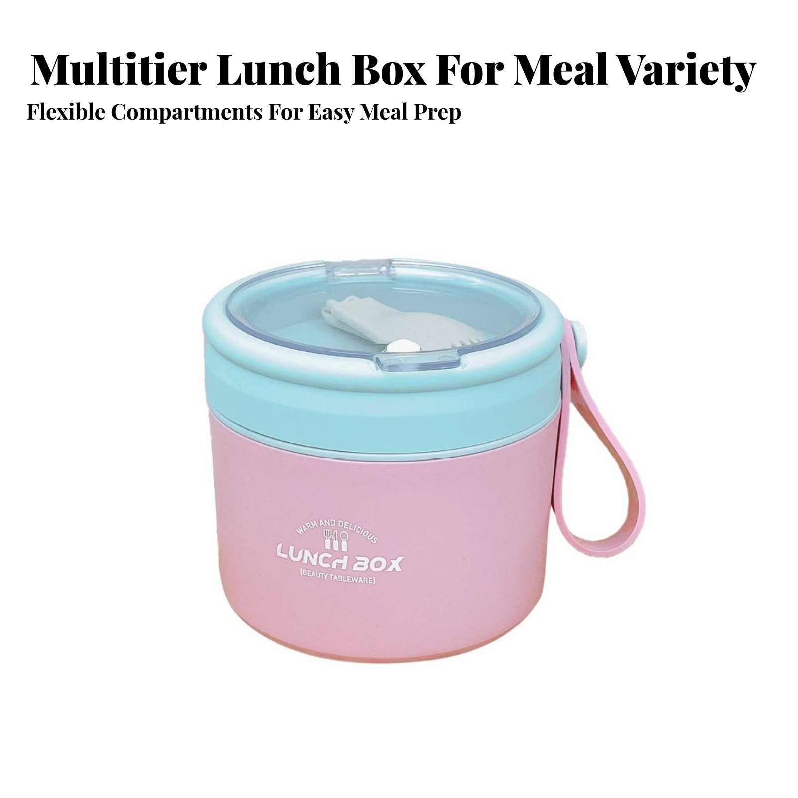 Portable Stainless Steel Lunch - Stainless Bento Box reseña y precio