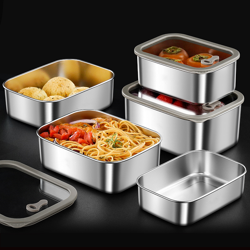99.9% Anti-bacterial Crisper L - Stainless Bento Box reseña y precio