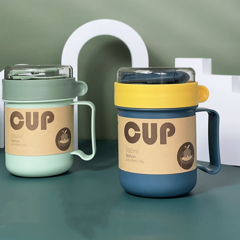 500ML Portable Breakfast Cup   - Meal Prep Chia Pudding reseña y precio