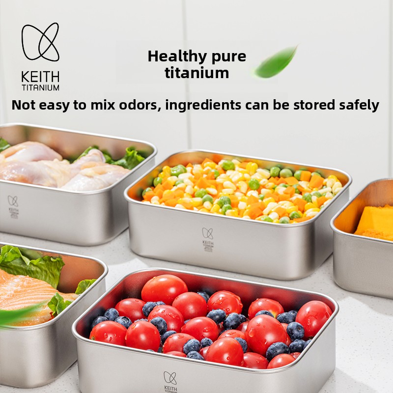 800ml Pure Titanium Lunch Box  - Meal Prep No Microwave reseña y precio