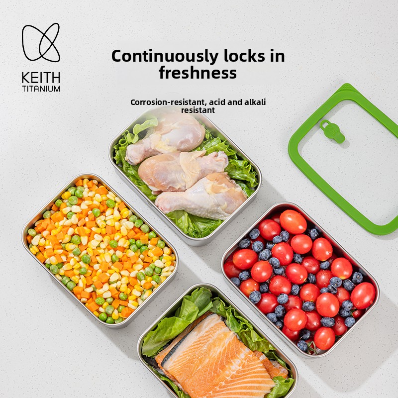 800ml Pure Titanium Lunch Box  - Meal Prep No Microwave reseña y precio