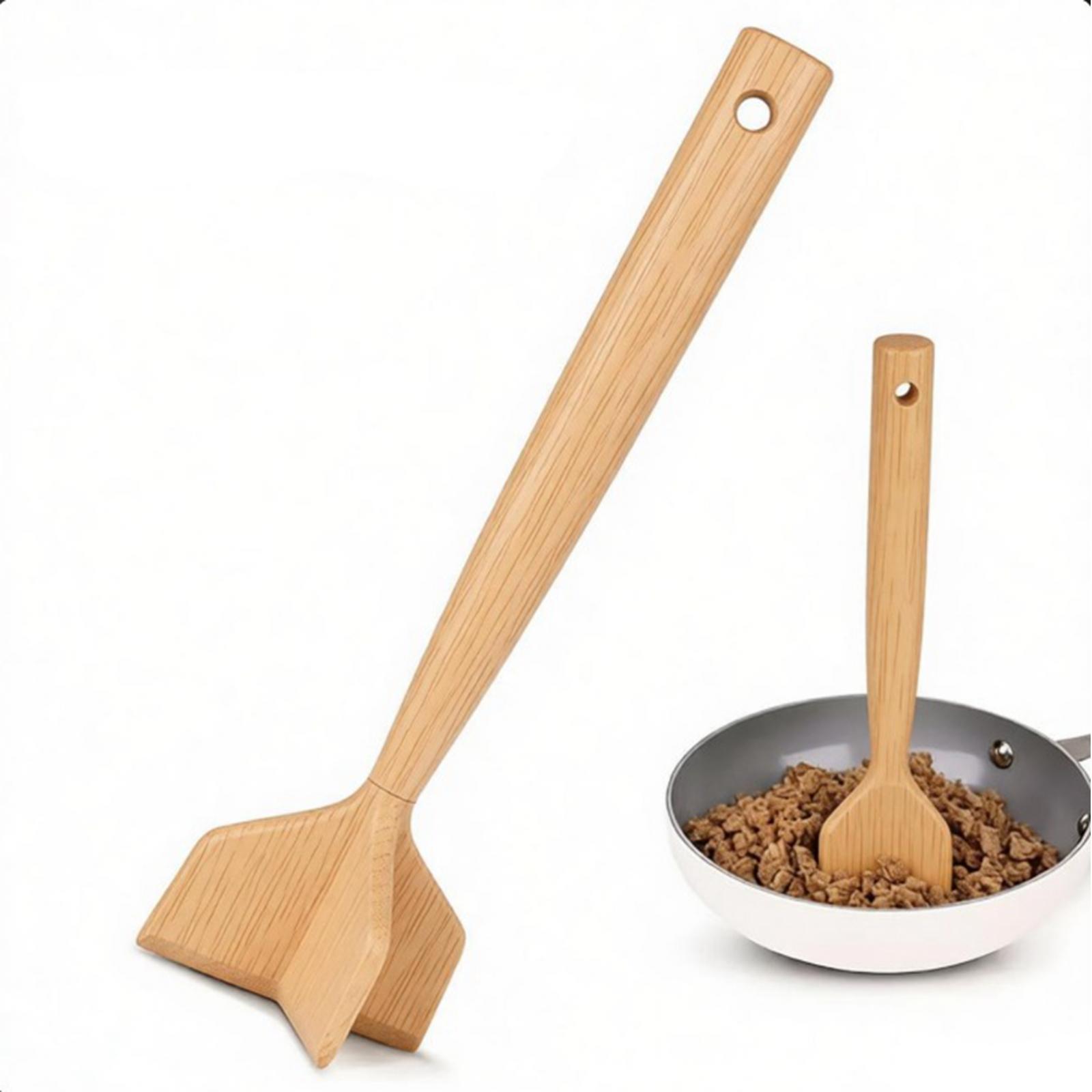Premium Wood Potato Masher Eas - Meal Prep Potatoes reseña y precio