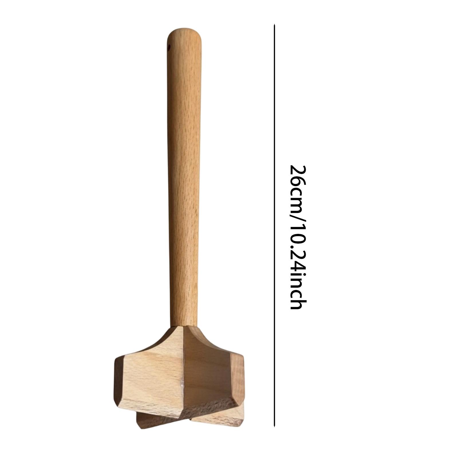 Premium Wood Potato Masher Eas - Meal Prep Potatoes reseña y precio